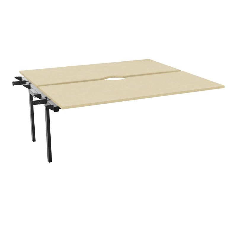 BUR BENCH CONECT L180XP165CMSUIVANT-2 PLAT ECHANCRURE 25MM -PIET FX INTERM N8 SG