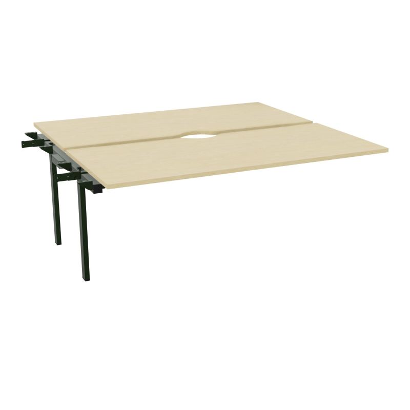 BUR BENCH CONECT L180XP165CMSUIVANT-2 PLAT ECHANCRURE 25MM -PIET FX INTERM N8 ST