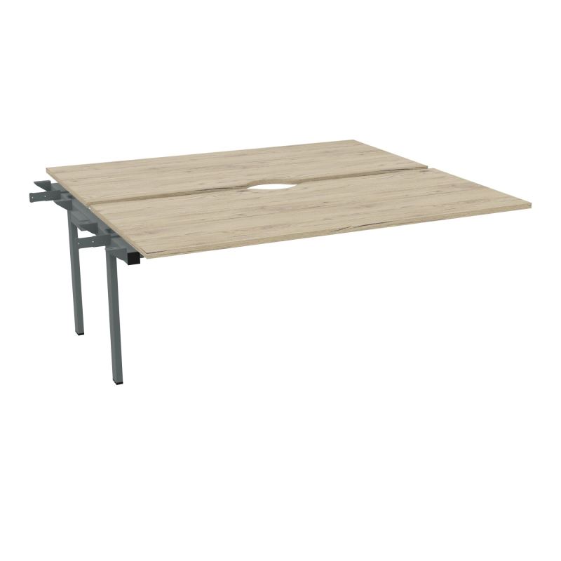 CONECT BUR BENCH L180XP165CMSUIVANT-2 PLAT ECHANCRURE 25MM R3-PIET FX INTERM SU