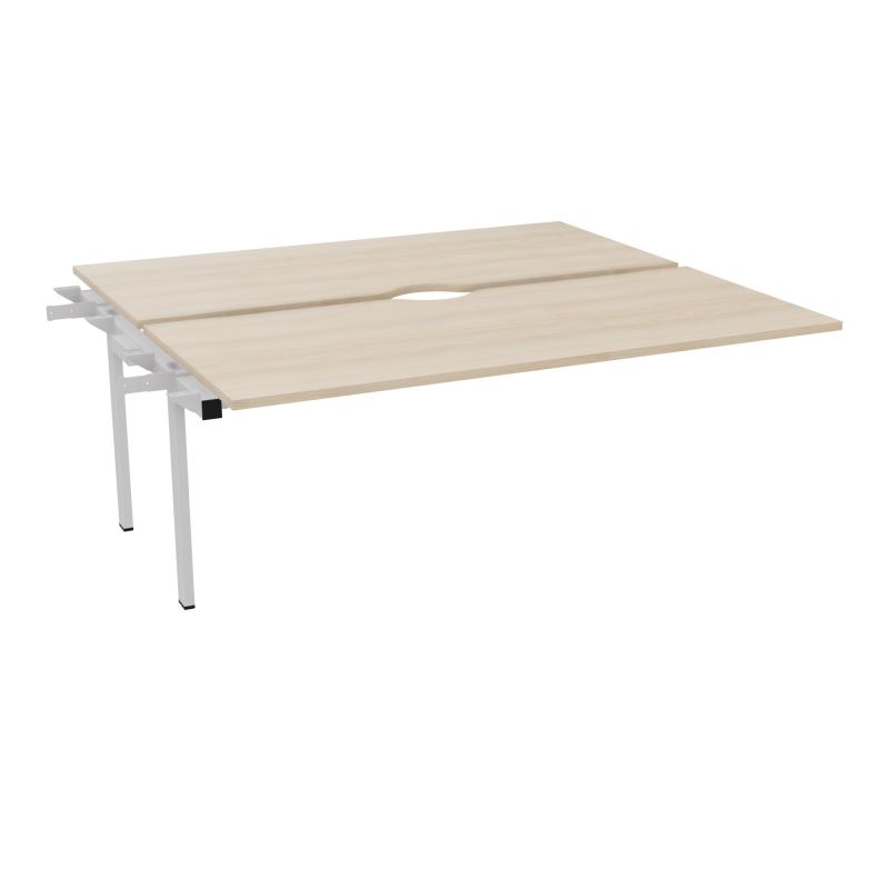 CONECT BUR BENCH L180XP165CMSUIVANT-2 PLAT ECHANCRURE 25MM RZ-PIET FX INTERM SD