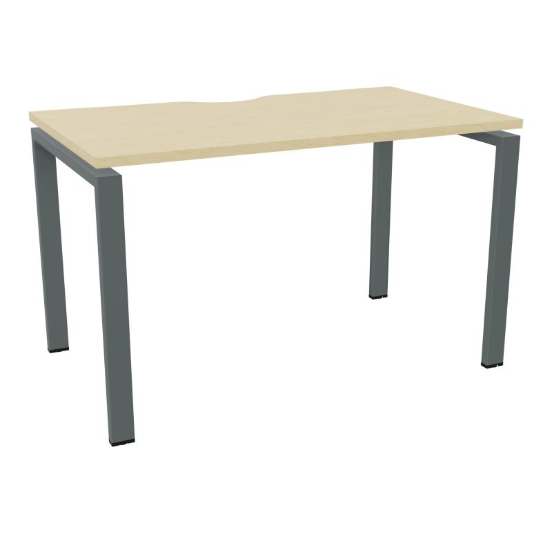 BUR RECT CONECT ECHANCRURE L120XP70CM PIEDS ARCHE FXS FIN N8 SU