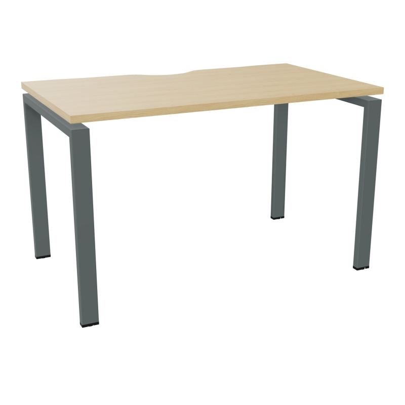 BUR RECT CONECT ECHANCRURE L120XP70CM PIEDS ARCHE FXS FIN    R1 SU