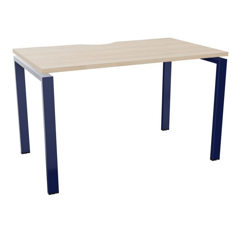 CONECT BUR RECT +ECHANCRURE L120XP70CM DECOR RZ PIEDS ARCHE FXS FIN X4