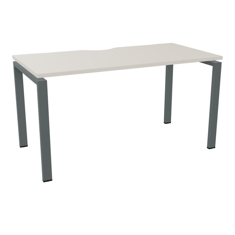 BUR RECT CONECT ECHANCRURE L140XP70CM PIEDS ARCHE FXS FIN N5 SU