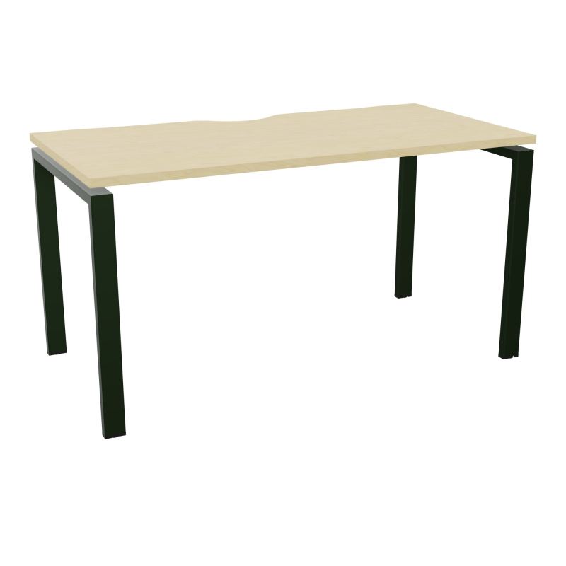 BUR RECT CONECT ECHANCRURE L140XP70CM PIEDS ARCHE FXS FIN N8 ST