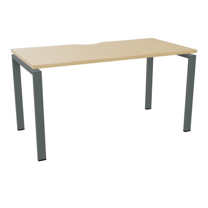 BUR RECT CONECT ECHANCRURE L140XP70CM PIEDS ARCHE FXS FIN    R1 SU