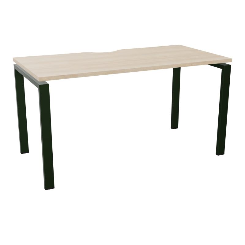 BUR RECT CONECT ECHANCRURE L140XP70CM PIEDS ARCHE FXS FIN RZ ST