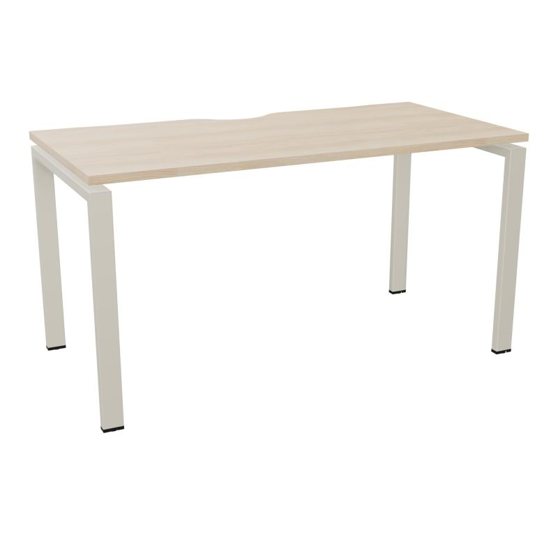 BUR RECT CONECT ECHANCRURE L140XP70CM PIEDS ARCHE FXS FIN RZ ZC