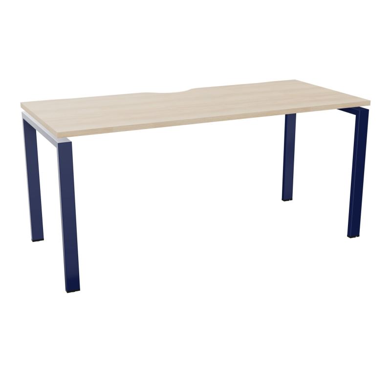 CONECT BUR RECT +ECHANCRURE L160XP70CM DECOR RZ PIEDS ARCHE FXS FIN X4