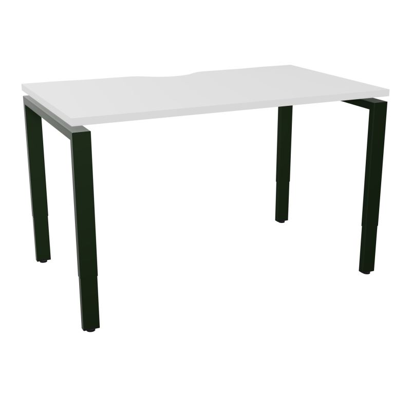 BUR RECT CONECT ECHANCRURE L120XP70CM PIEDS ARCHE RH FIN MG ST