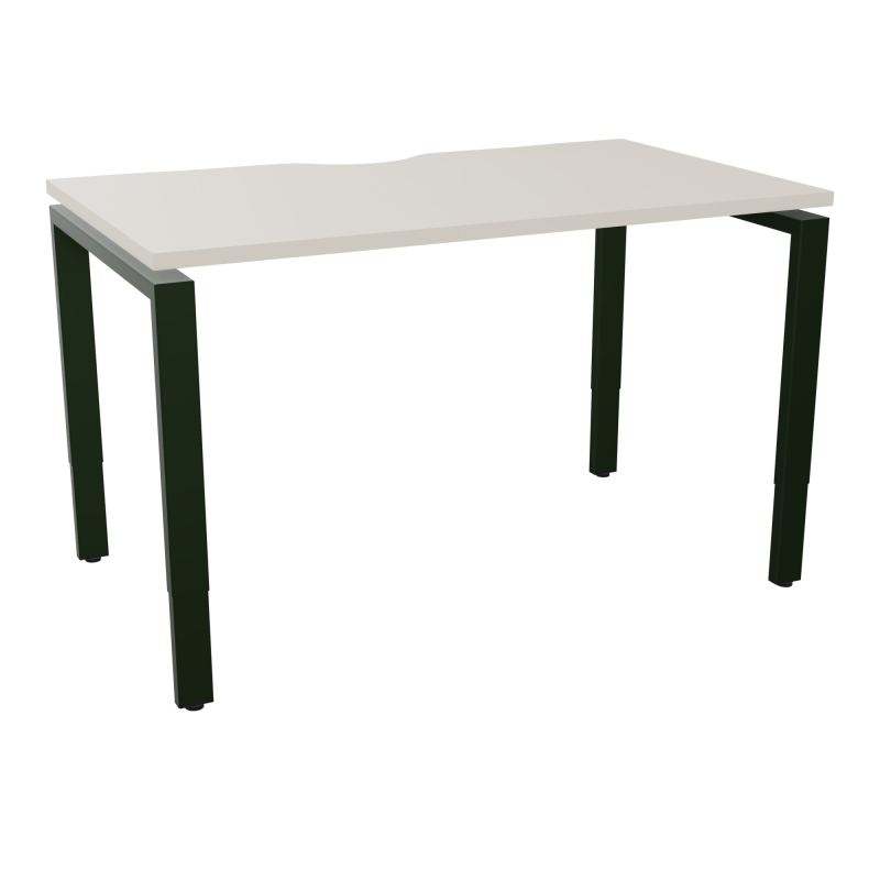 BUR RECT CONECT ECHANCRURE L120XP70CM PIEDS ARCHE RH FIN N5 ST