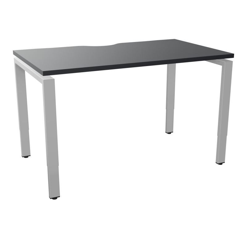 BUR RECT CONECT ECHANCRURE L120XP70CM PIEDS ARCHE RH FIN    R9 SA