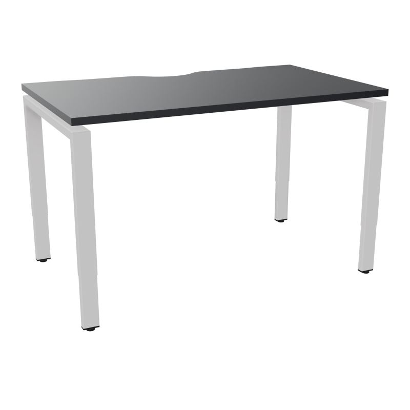 BUR RECT CONECT ECHANCRURE L120XP70CM PIEDS ARCHE RH FIN    R9 SD