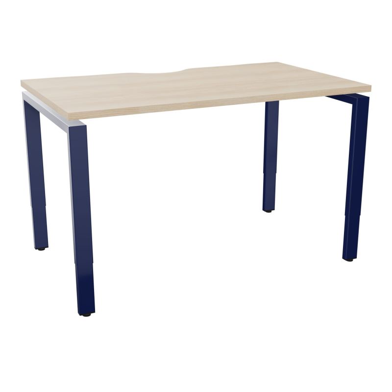CONECT BUR RECT +ECHANCRURE L120XP70CM DECOR RZ PIEDS ARCHE RH FIN X4