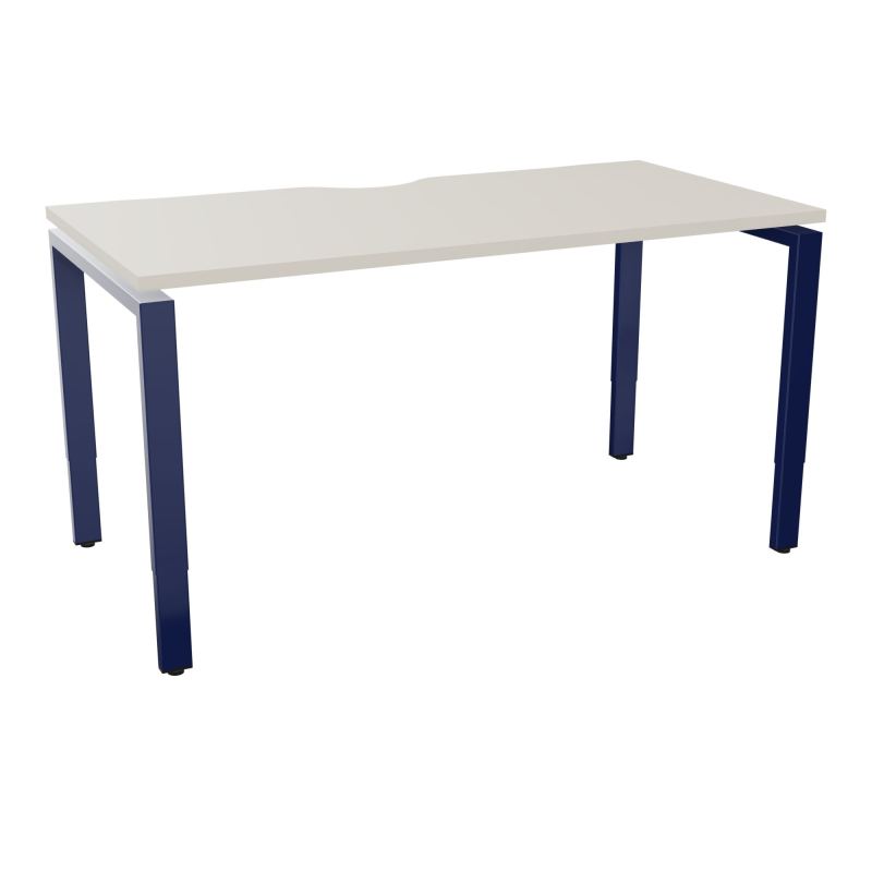 BUR RECT CONECT ECHANCRURE L140XP70CM PIEDS ARCHE RH FIN N5 X4