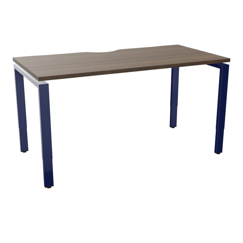 BUR RECT CONECT ECHANCRURE L140XP70CM PIEDS ARCHE RH FIN N6 X4