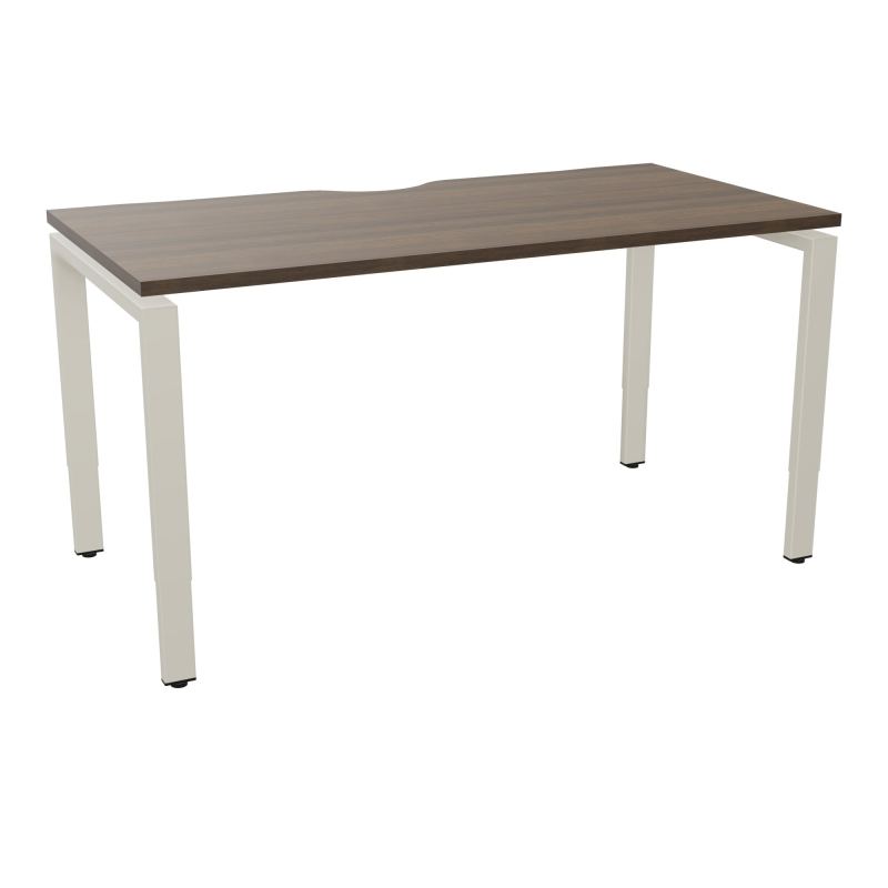 BUR RECT CONECT ECHANCRURE L140XP70CM PIEDS ARCHE RH FIN N6 ZC