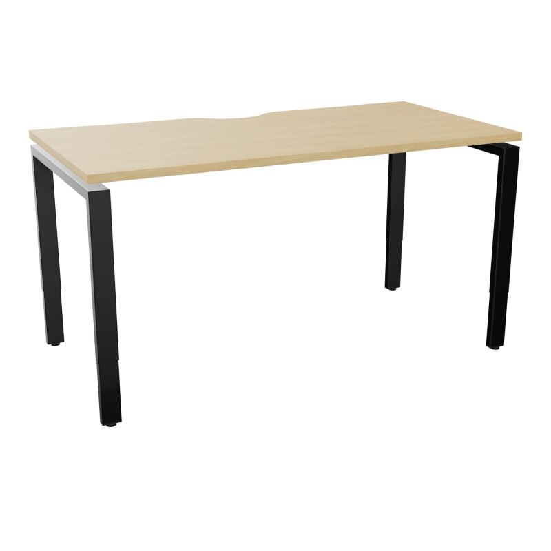 BUR RECT CONECT ECHANCRURE L140XP70CM PIEDS ARCHE RH FIN    R1 SG