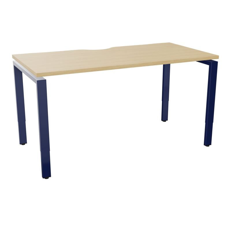 BUR RECT CONECT ECHANCRURE L140XP70CM PIEDS ARCHE RH FIN    R1 X4