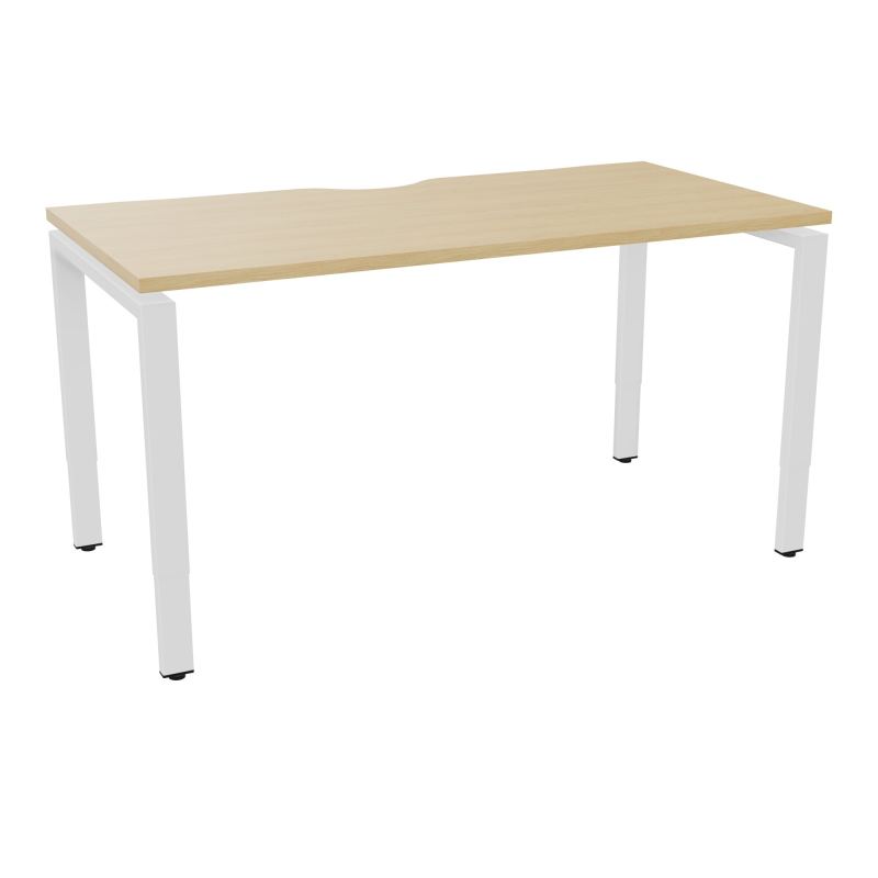 BUR RECT CONECT ECHANCRURE L140XP70CM PIEDS ARCHE RH FIN    R1 ZO