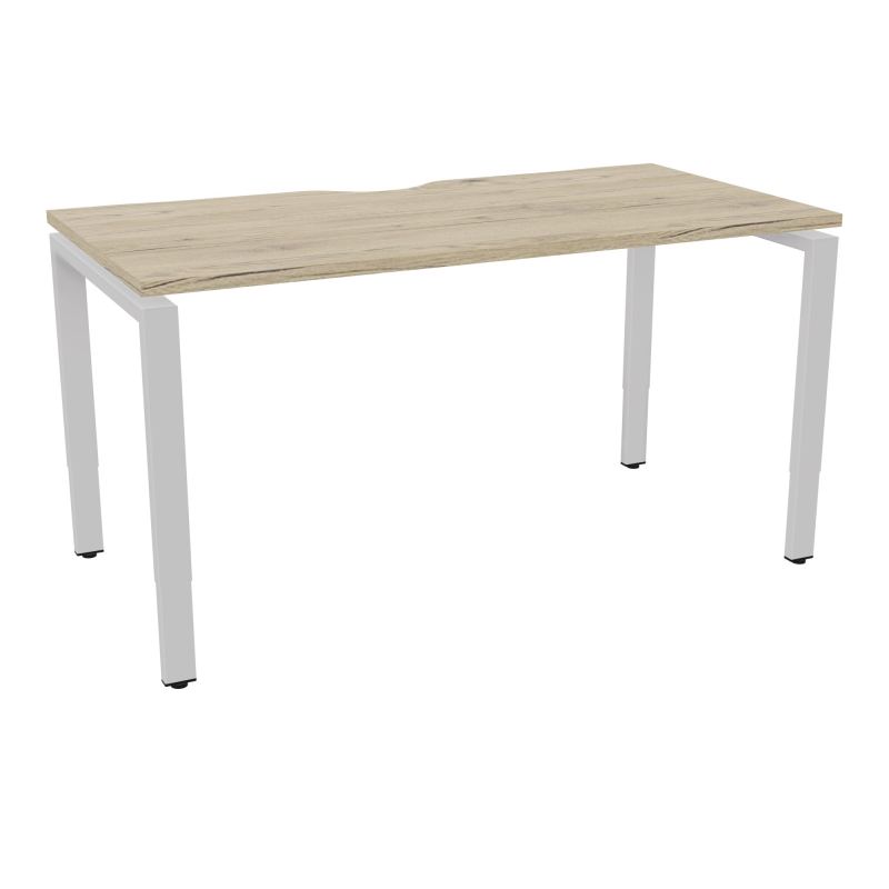 CONECT BUR RECT +ECHANCRURE L140XP70CM DECOR R3 PIEDS ARCHE RH FIN SD