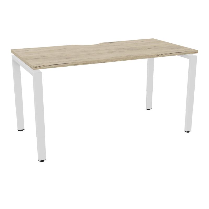 CONECT BUR RECT +ECHANCRURE L140XP70CM DECOR R3 PIEDS ARCHE RH FIN ZO