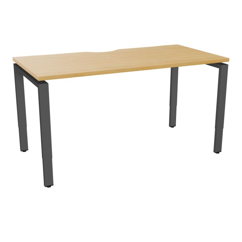 BUR RECT CONECT ECHANCRURE L140XP70CM PIEDS ARCHE RH FIN    R5 SC