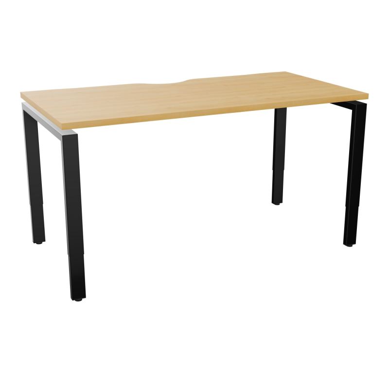 BUR RECT CONECT ECHANCRURE L140XP70CM PIEDS ARCHE RH FIN    R5 SG