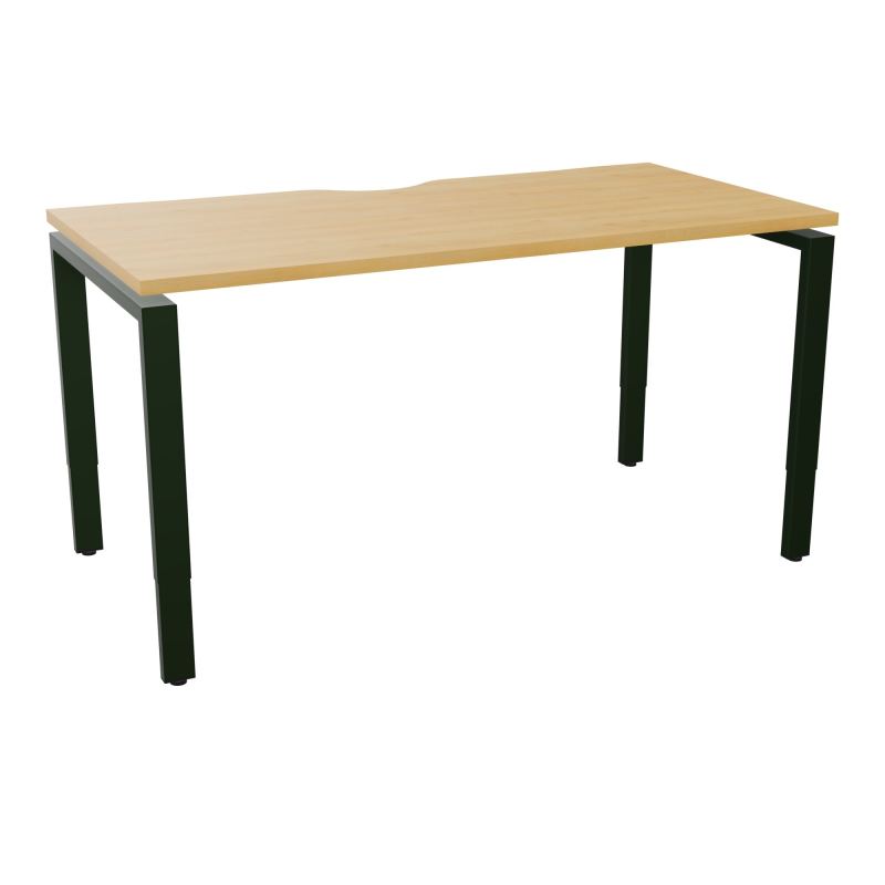 BUR RECT CONECT ECHANCRURE L140XP70CM PIEDS ARCHE RH FIN    R5 ST