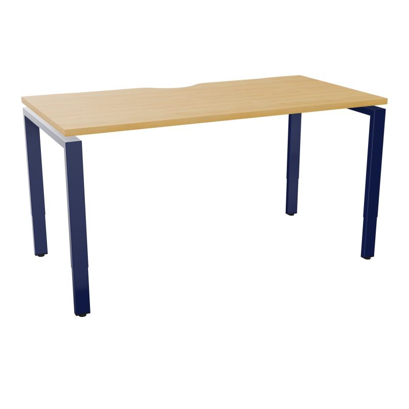 BUR RECT CONECT ECHANCRURE L140XP70CM PIEDS ARCHE RH FIN    R5 X4