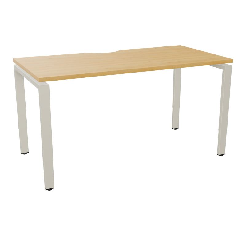 BUR RECT CONECT ECHANCRURE L140XP70CM PIEDS ARCHE RH FIN    R5 ZC