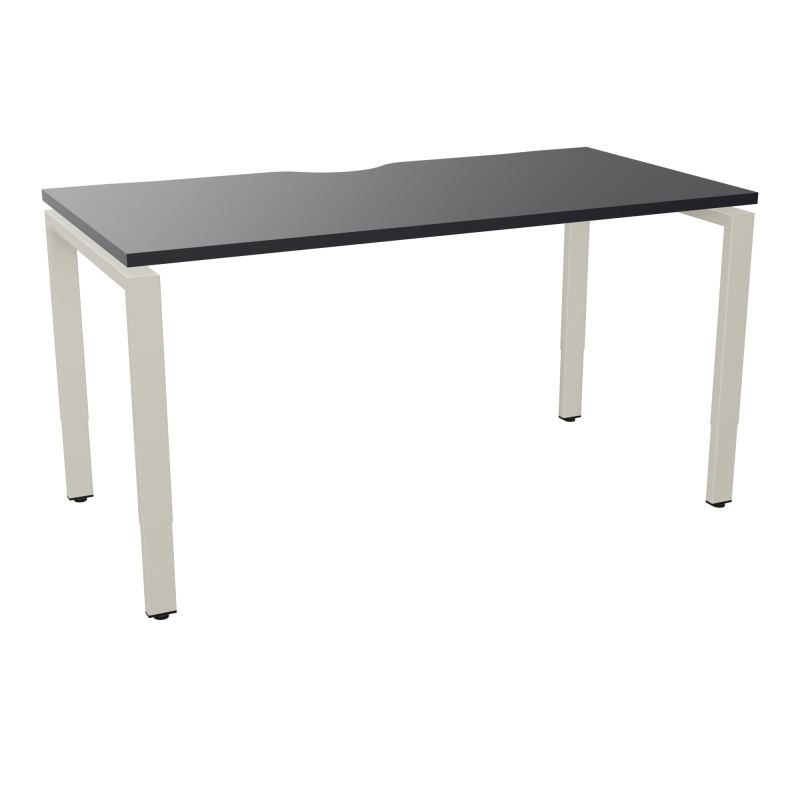 BUR RECT CONECT ECHANCRURE L140XP70CM PIEDS ARCHE RH FIN    R9 ZC