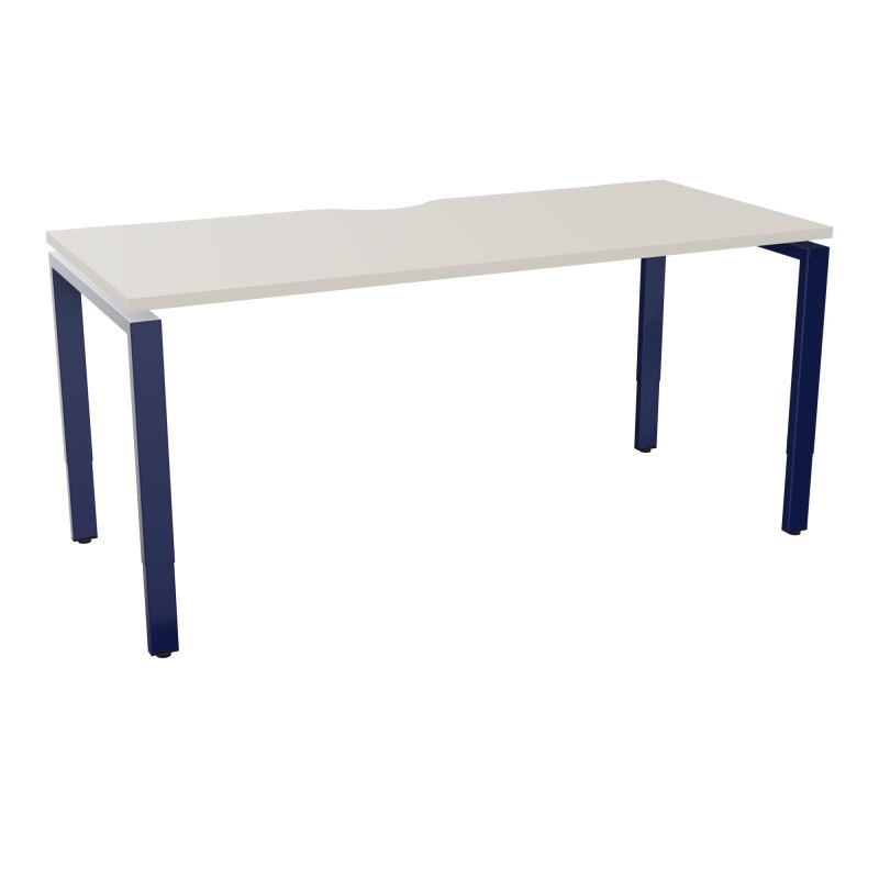 BUR RECT CONECT ECHANCRURE L160XP70CM PIEDS ARCHE RH FIN N5 X4
