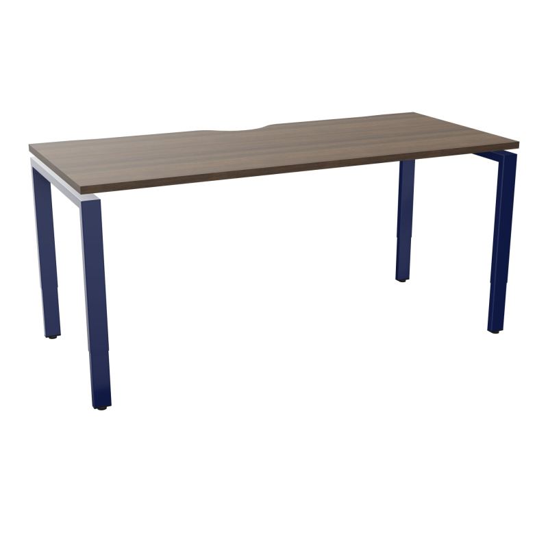 BUR RECT CONECT ECHANCRURE L160XP70CM PIEDS ARCHE RH FIN N6 X4