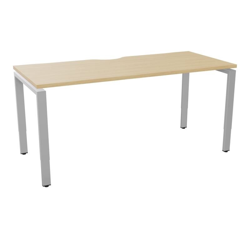 BUR RECT CONECT ECHANCRURE L160XP70CM PIEDS ARCHE RH FIN    R1 SA