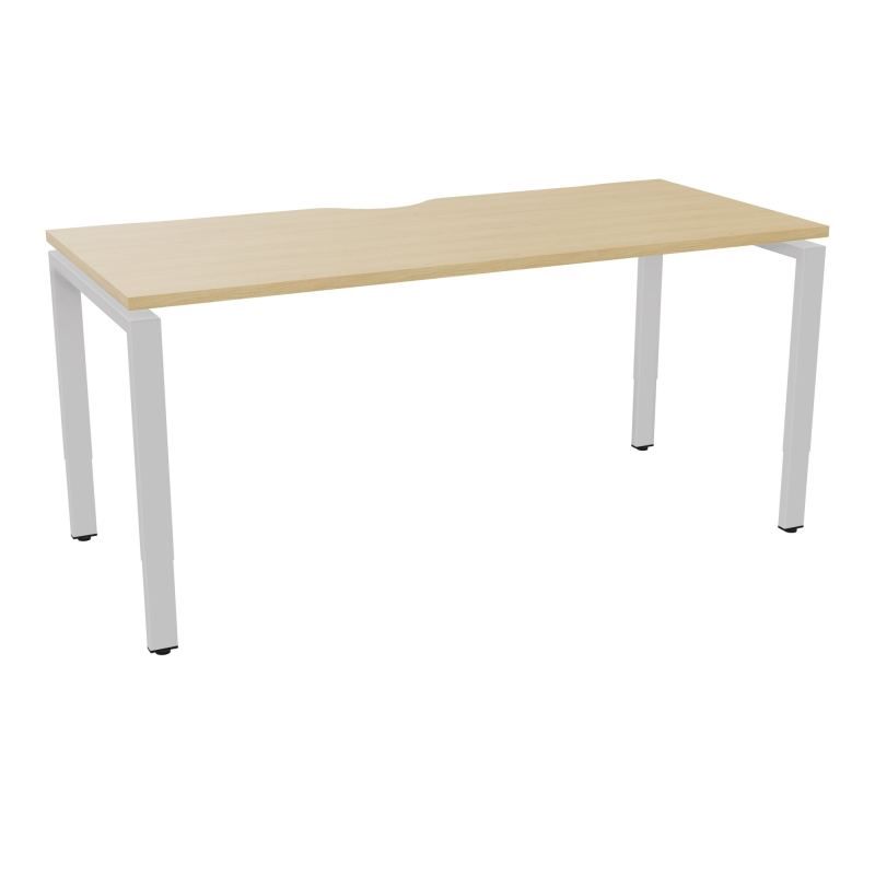 BUR RECT CONECT ECHANCRURE L160XP70CM PIEDS ARCHE RH FIN    R1 SD