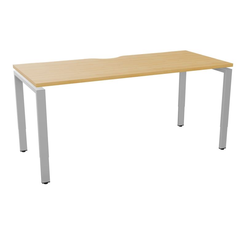 BUR RECT CONECT ECHANCRURE L160XP70CM PIEDS ARCHE RH FIN    R5 SA