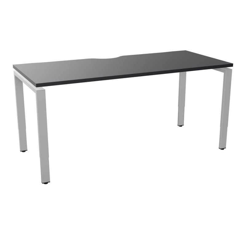 BUR RECT CONECT ECHANCRURE L160XP70CM PIEDS ARCHE RH FIN    R9 SA