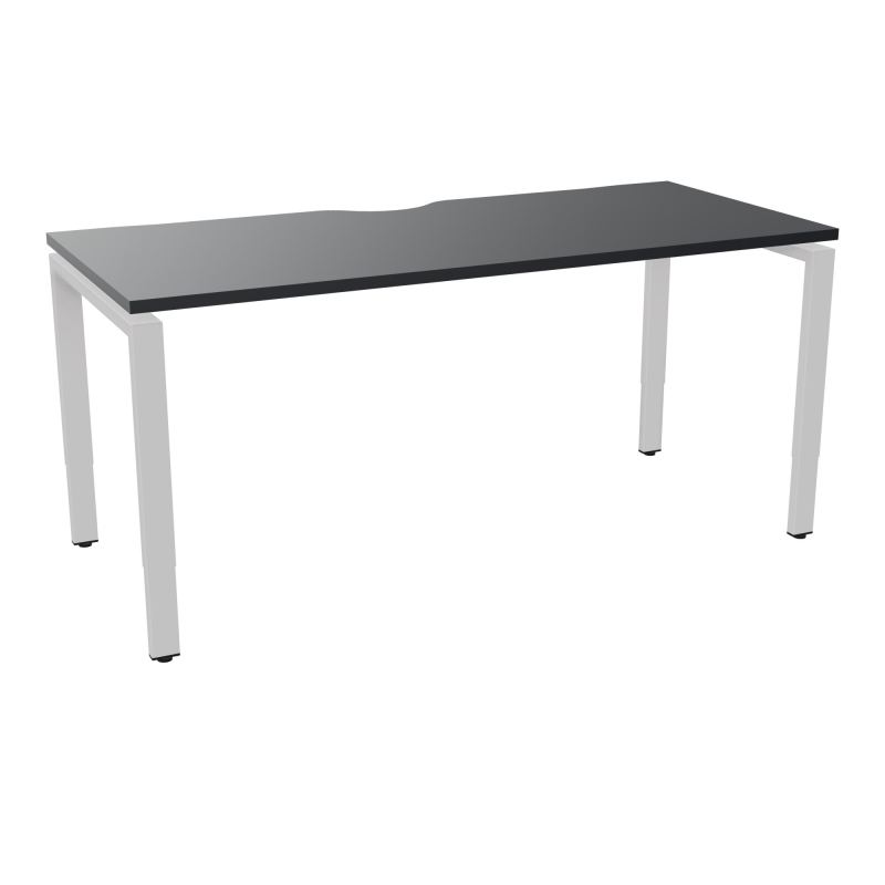 BUR RECT CONECT ECHANCRURE L160XP70CM PIEDS ARCHE RH FIN    R9 SD