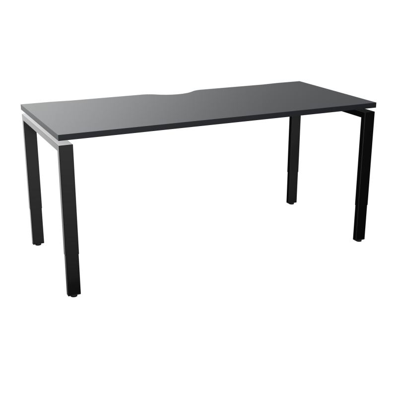 BUR RECT CONECT ECHANCRURE L160XP70CM PIEDS ARCHE RH FIN    R9 SG