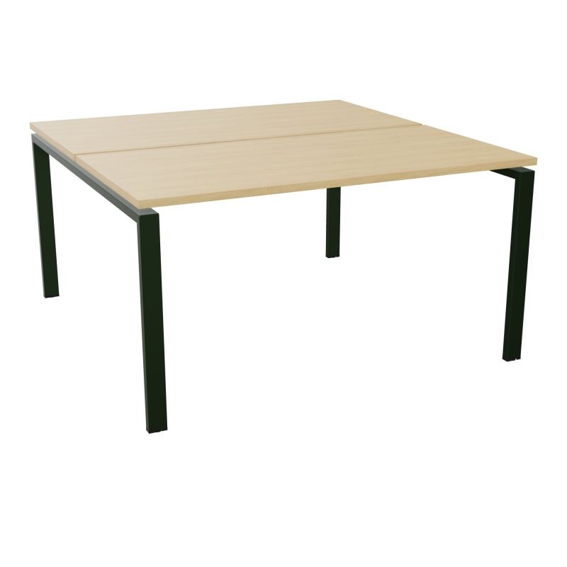 BUR BENCH CONECT L140XP142CM-2 PL25MM -PIET ARCHE RECT FX    R1 ST