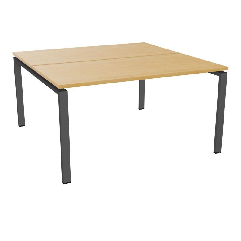 BUR BENCH CONECT L140XP142CM-2 PL25MM -PIET ARCHE RECT FX    R5 SC