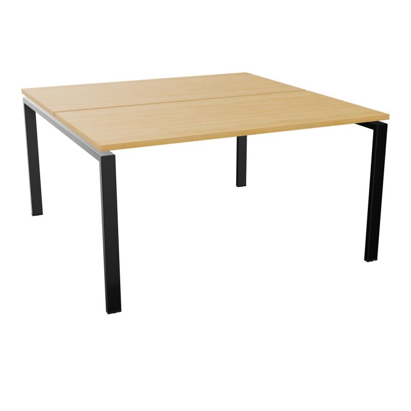 BUR BENCH CONECT L140XP142CM-2 PL25MM -PIET ARCHE RECT FX    R5 SG