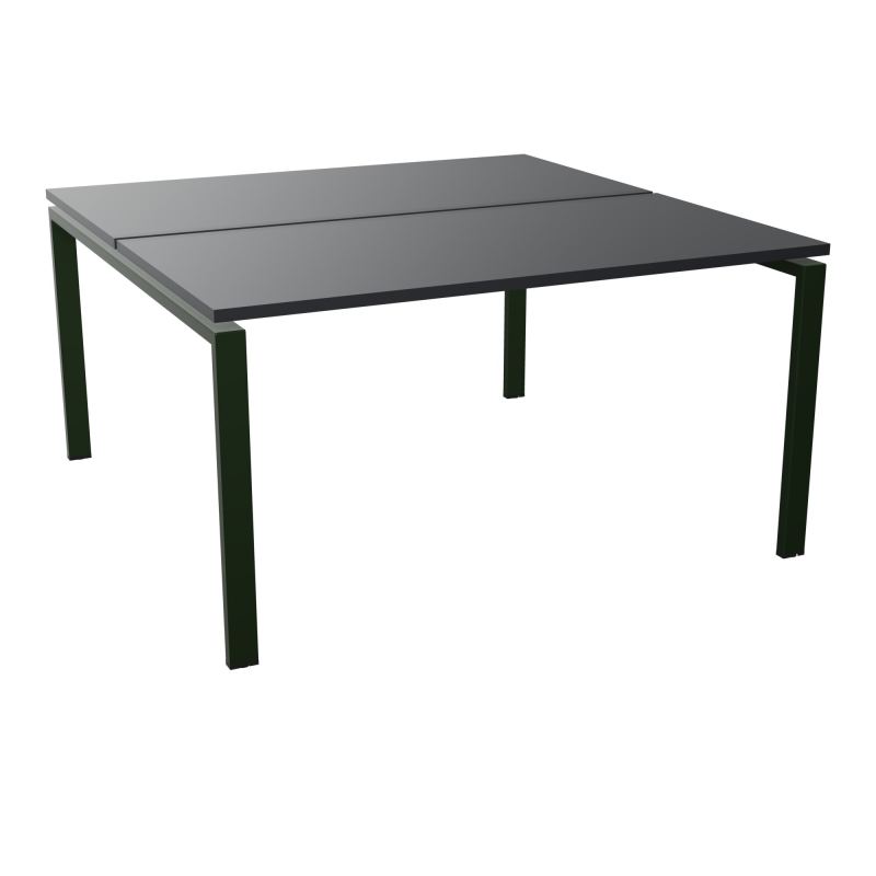 BUR BENCH CONECT L140XP142CM-2 PL25MM -PIET ARCHE RECT FX    R9 ST