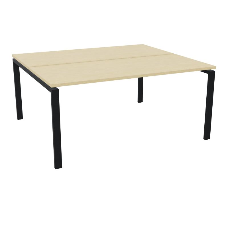 BUR BENCH CONECT L160XP142CM-2 PL25MM -PIET ARCHE RECT FX N8 ZP