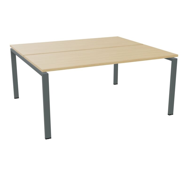 BUR BENCH CONECT L160XP142CM-2 PL25MM -PIET ARCHE RECT FX    R1 SU