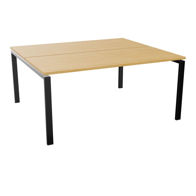 BUR BENCH CONECT L160XP142CM-2 PL25MM -PIET ARCHE RECT FX    R5 SG