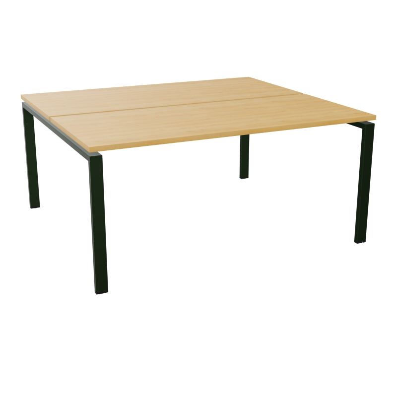 BUR BENCH CONECT L160XP142CM-2 PL25MM -PIET ARCHE RECT FX    R5 ST