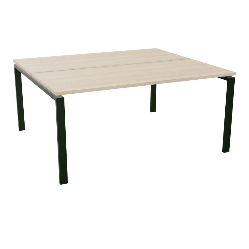 BUR BENCH CONECT L160XP142CM-2 PL25MM -PIET ARCHE RECT FX RZ ST