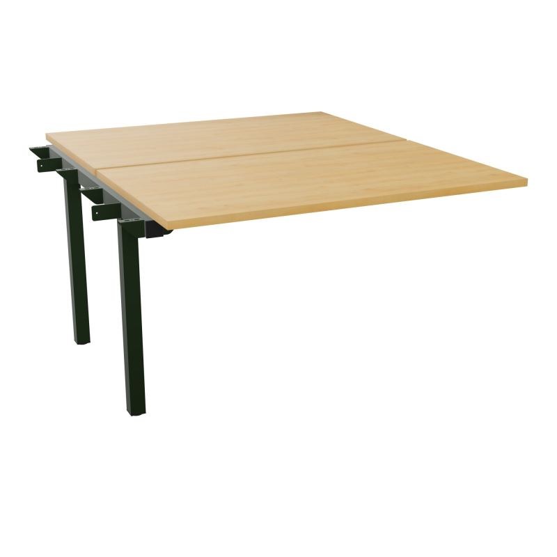 BUR BENCH SUIVANT CONECT L120XP142CM-2 PL 25MM -PIET ARCHE RECT FX    R5 ST